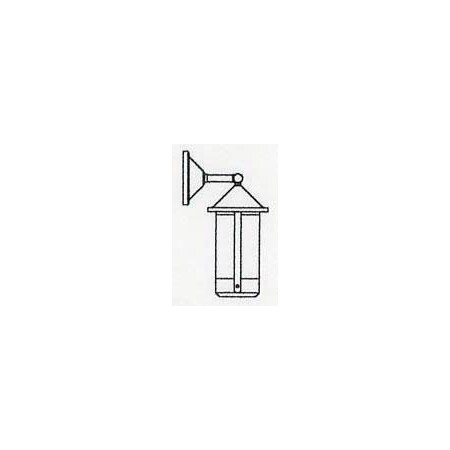 Arroyo Craftsman 6" berkeley long body wall mount - wet rated BB-6LWGW-P